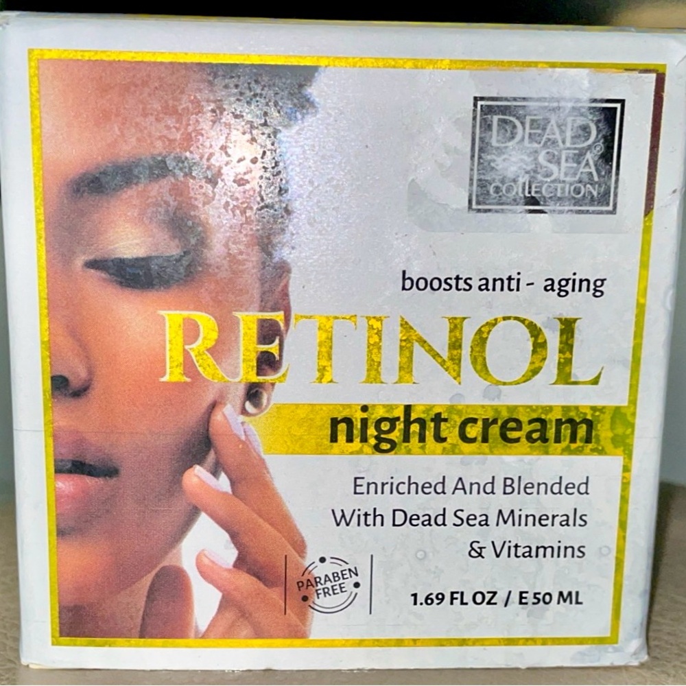 Dead Sea Collection • RETINOL Night Cream - Boosts Anti-Aging -Dead Sea Minerals